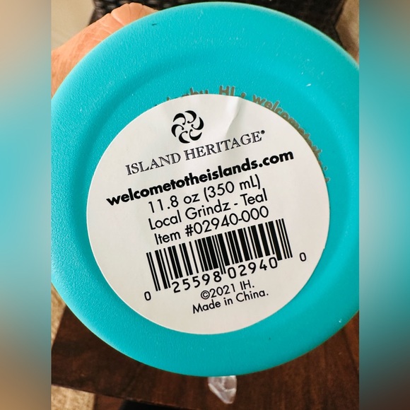 Hawaii Flask Island Heritage Local Grindz-Teal - Picture 5 of 6